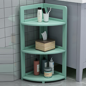 厨房落地三角架置物架多层转角架收纳架楠竹多功能墙角支架角落柜