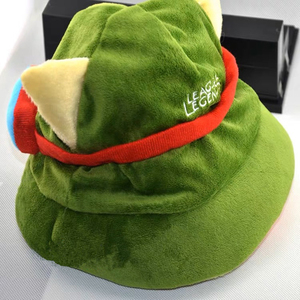 披甲龙龟英雄帽lol提莫队长联盟帽子可爱卡通玩具cosplay动漫道具