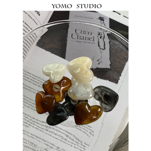 YOMOSTUDIO 爱心纽扣时尚服装扣子女士毛衣外套开衫毛衣装饰扣子