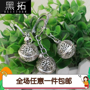 镂空铃铛可打开铃铛吊坠镂空古风金属镂空铃铛钥匙扣花千骨同款