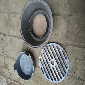 铸铁丝扣地漏 dn50 75 100 150 防臭地漏 铸铁地漏 圆形地漏篦子