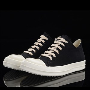 香港直邮正品代购rick 帆布低帮男鞋鞋女鞋瑞克欧owens厚底ro文斯