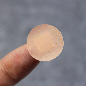 迷你圆形小创可贴小清新可爱防水韩国创口贴透气痘痘疫苗贴100片