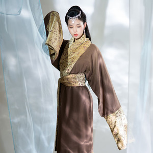 佛伦汉服马王堆直裾《扶松》秦汉复原接来料中国风非影楼古装戏曲