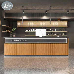 复古收银台理发店餐厅饭店奶茶店酒吧咖啡店创意店铺吧台