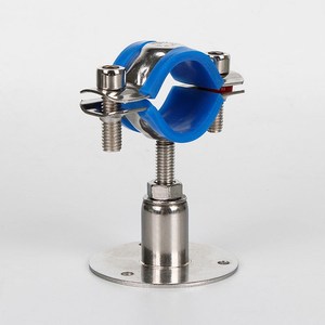 304不锈钢卡扣抱箍可调节管支架钢管夹管卡管道管箍水管卡子