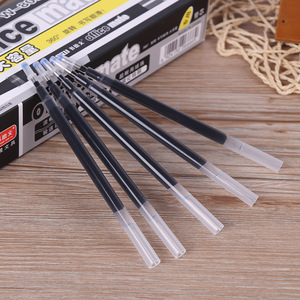 包邮大容量1.0mm笔芯书德文8090签字笔芯子弹头商务黑色日常书写