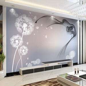 立体壁布电视背景墙壁纸简约现代客厅墙布影视墙纸8d立体无缝壁画