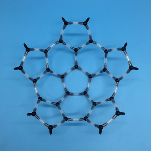科学实验教具巴克球碳c60分子模型 教学化学器材 球管式晶体1