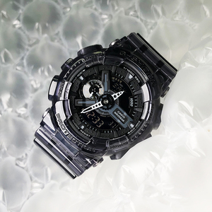 卡西欧手表男透明冰韧系列ga-110ske-8a/ls/mmc/hr防水运动大表盘