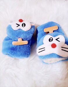 哆啦a梦手套机器猫小叮当蓝胖子手套卡通手套叮当猫手套