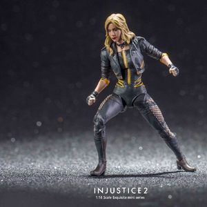 hiya/海雅[现货]不义联盟2黑金丝雀1/18玩具模型3.75寸超可动人偶