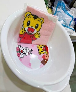 巧虎小脸盆 巧虎儿童爱干净套装 毛巾脸盆组合 清洁卫生小达人