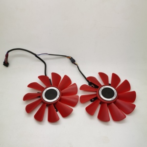讯景xfx rx 560d 470 480 570 580 黑狼版 战狼版 显卡散热器风扇