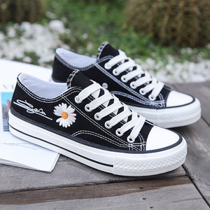 联名匡威官网正品小雏菊低帮帆布鞋女学生1970s复古女鞋ins板鞋潮