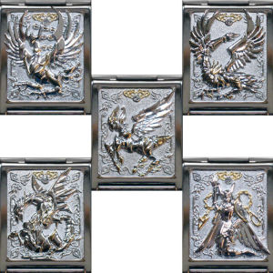 【新品】圣斗士圣衣箱背包箱子手工纸模型手办摆件黄金青铜白银玩