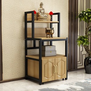 放香炉的架子佛龛供桌子立柜财神柜带门佛观音供台现代经济型家用