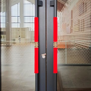 门把手护套绒布艺定制玻璃门推拉门单元门手把拉手扶手套防寒防撞