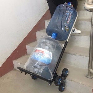拉水桶车桶装水小拉车推水车家用手拉车拉水车水桶煤气瓶爬楼车