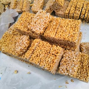 2份包邮湖北监利特产炒米糕手工糕点草米糖香脆炒米糖甜味250g