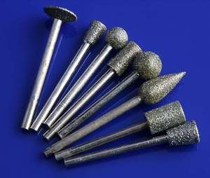 金钢沙t型金刚砂柄圆球型金刚砂磨头磨石切割金刚圆柱型钻头水磨