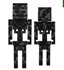 minecraft我的世界凋零骷髅套装手办公仔游戏周边玩具人偶模型