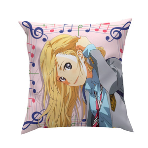 四月是你的谎言抱枕幸运石正版联名二次元动漫周边宫园薰方形抱枕