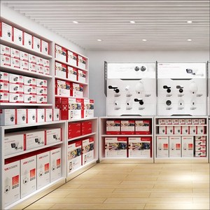 监控大华摄像头器展示柜摄像头展柜海康威视安防展示架监视器陈列