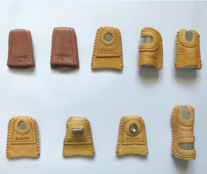 缝纫拼布软皮顶针 57-339/340 可乐