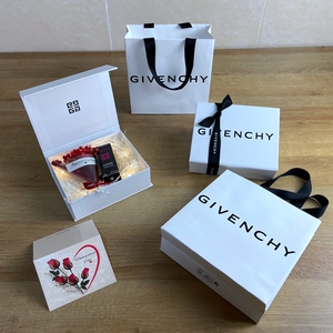 专柜givenchy纪梵希口红散粉礼盒空盒子袋子礼品袋包装纸袋手提袋