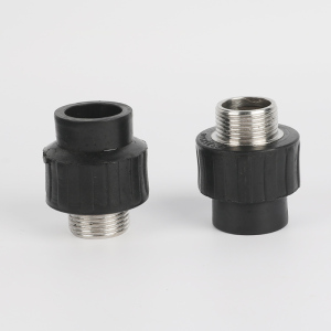 pe水管pe外丝直接黑色热熔外牙接头20 25 30 4分6分pe自来水管