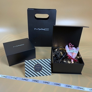 专柜正品mac/魅可纸袋口红盒子包装礼盒空盒子 礼品袋包装盒