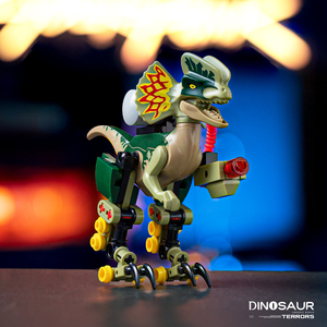 拼装积木侏罗纪镰刀龙机甲机器人玩具机械霸王龙暴龙恐龙适用乐高