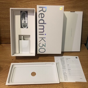红米k305g版 手机包装盒子redmi k30原装正品充电头器数据线配件