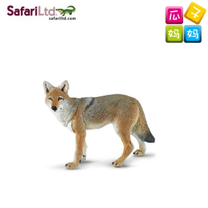 safari 美国 郊狼 野生仿真动物模型 儿童玩具 227229
