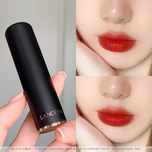 兰蔻口红 粉金管888/169 雾面哑光196丝绒黑管82/505/507