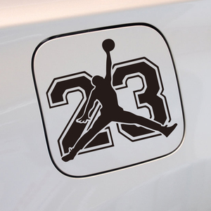 nba湖人队篮球23号乔丹车身拉花汽车车门电动摩托防水汽车贴纸