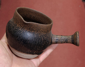 高仿古宋代吉州窑陶瓷茶壶土里挖出来一样包浆自然釉水好厂家直销