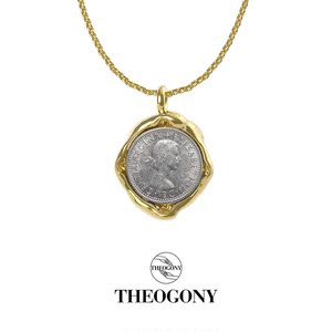 中国 theogony众神记 幸运币系列 六便士幸运币项链