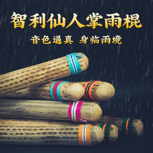 雨棍雨棒德瑞terre智利仙人掌海浪拟声音疗乐器雨声器雨声筒asmr