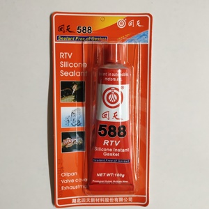 回天588硅酮免垫密封胶 100g 红色