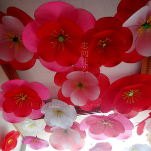 丝网花梅花成品花