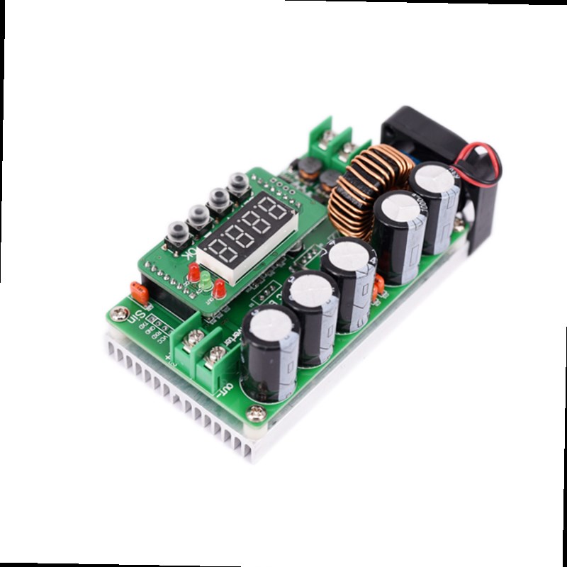 大功率dc-dc可调升压模块 数显数控 直流恒压恒流电源 升压电路00