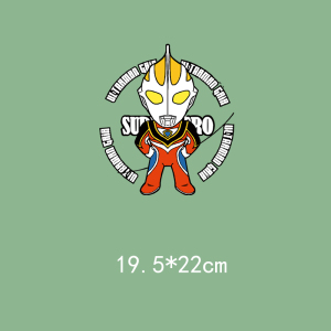 卡通奥特曼热转印柯氏烫画贴图案diy衣服贴热烫贴补丁贴