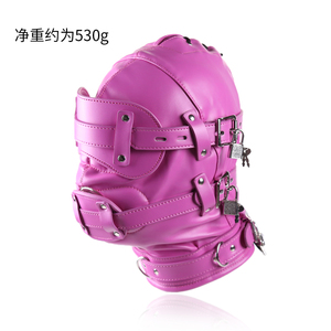 sm写真情趣眼罩头套阳具口塞全包全封闭玩具面具宫廷头套狗面罩窒息另类情趣图片