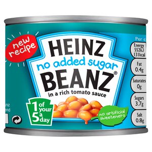 英国进口heinz baked beans亨氏茄汁焗豆 早餐 无添加糖少盐 多款