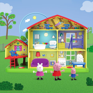 孩之宝小猪佩奇温馨之家豪华套装女孩益智儿童过家家玩具3-6岁