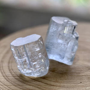 巴基斯坦海蓝宝原石 天然海蓝宝吊坠镶嵌裸石 矿标半宝石收藏