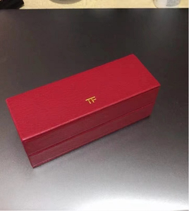 包邮 专柜新款赠品 tf红色皮质单只口红包带镜子 tomford
