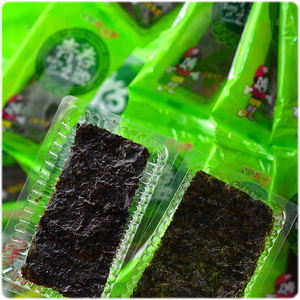 整袋30包原味海苔学生儿童即食紫菜拌饭海苔片袋装零食年货大礼包